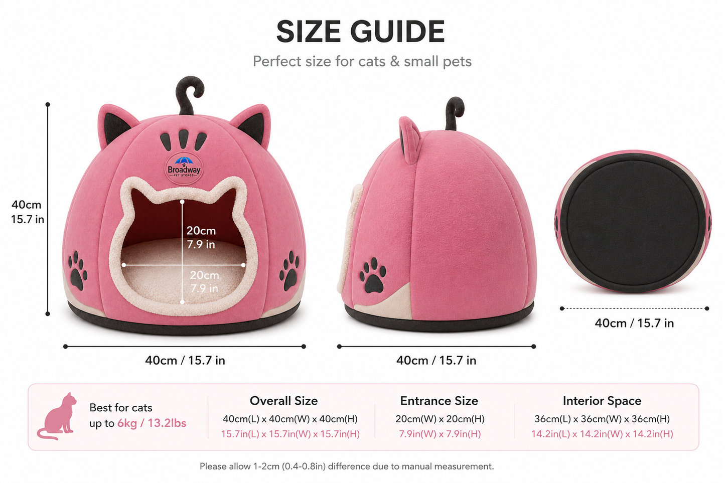 Cozy Comfort Cat Cave Bed
