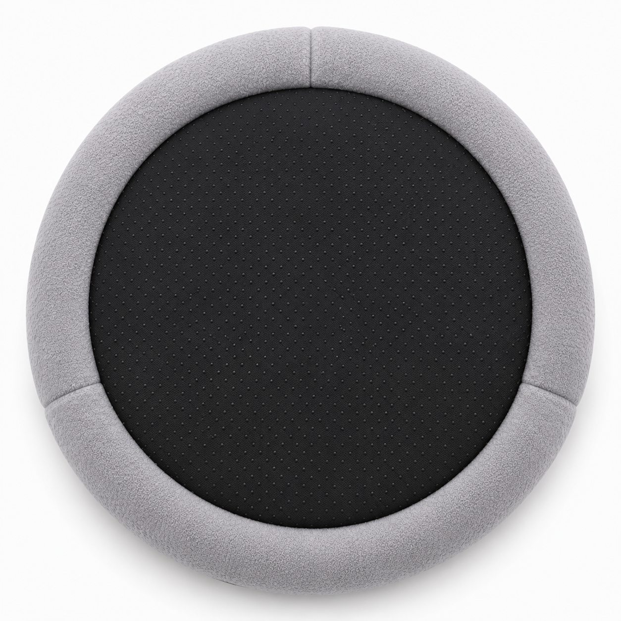 Round Plush Bolster Pet Bed