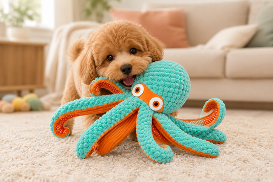 Interactive Octopus Plush Pet Toy