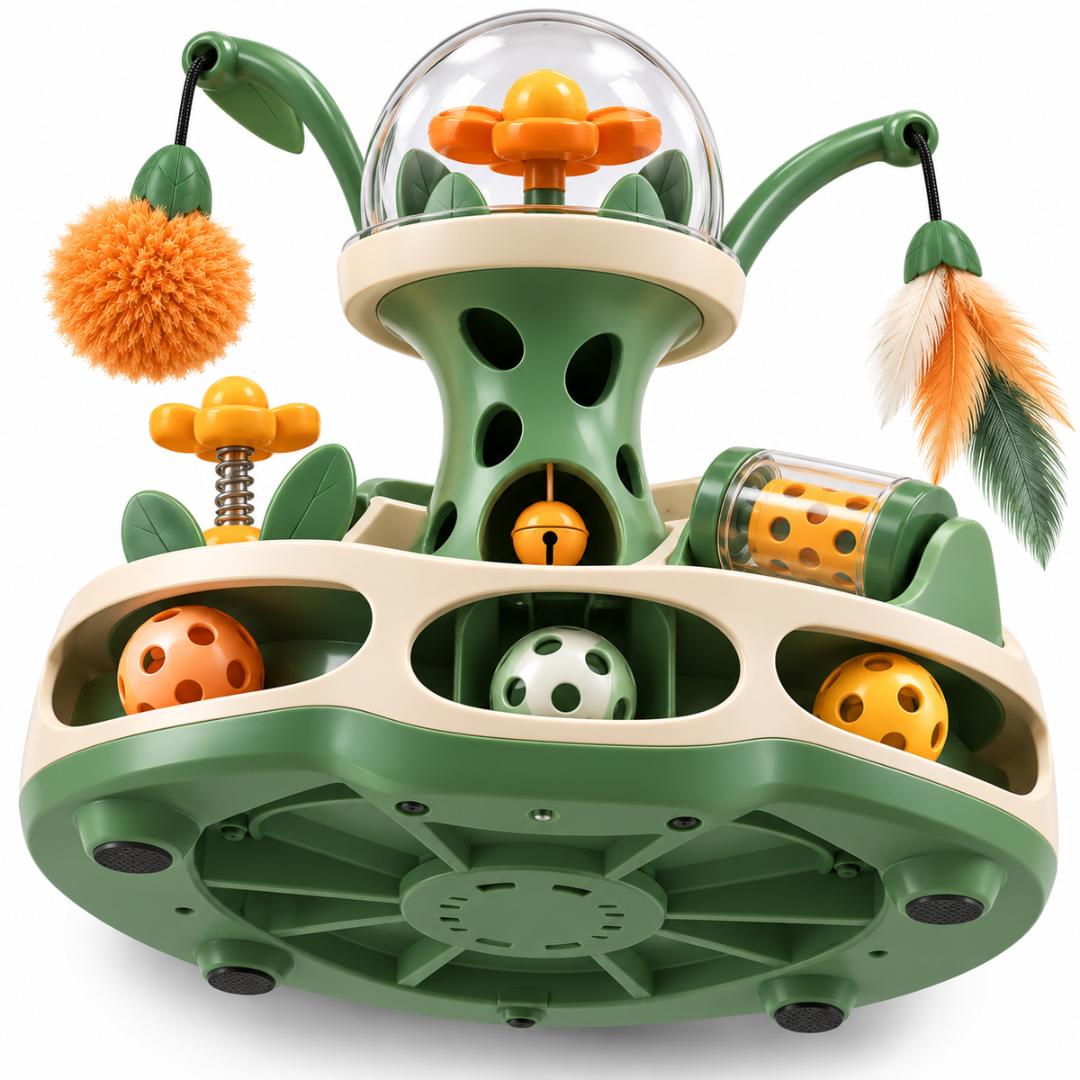 Multi-Level Interactive Cat Activity & Enrichment Toy