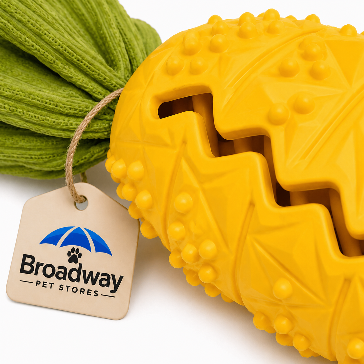 Pineapple Treat Dispensing Pet Toy