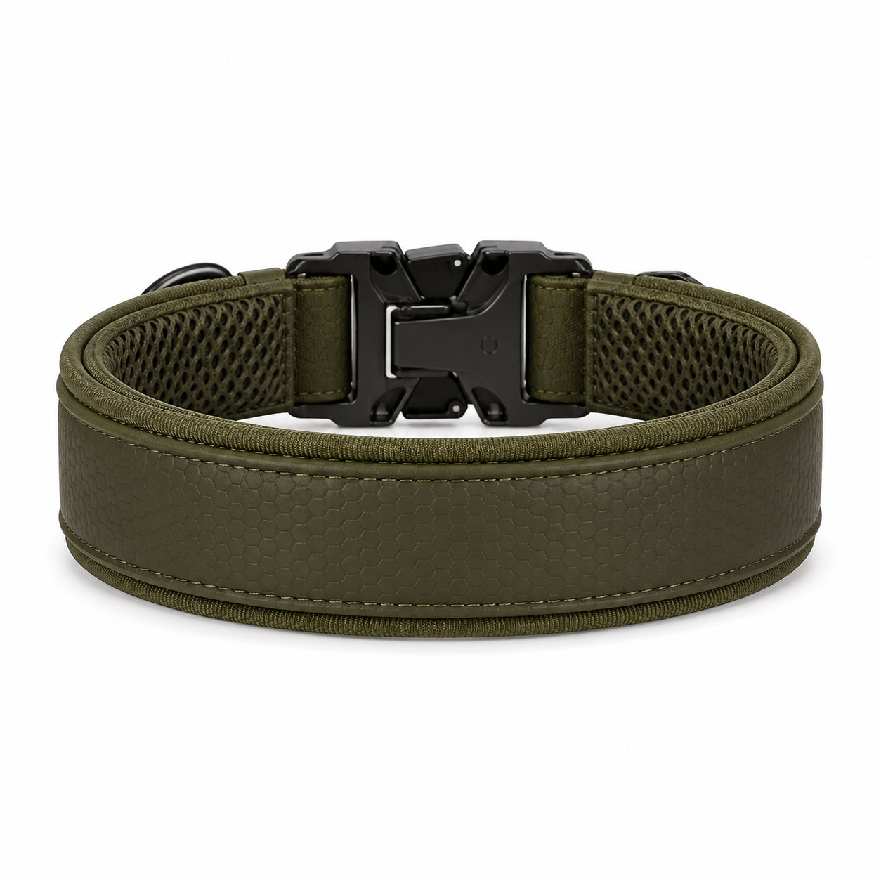 Tactical Adjustable Dog Collar with Quick-Release Buckle