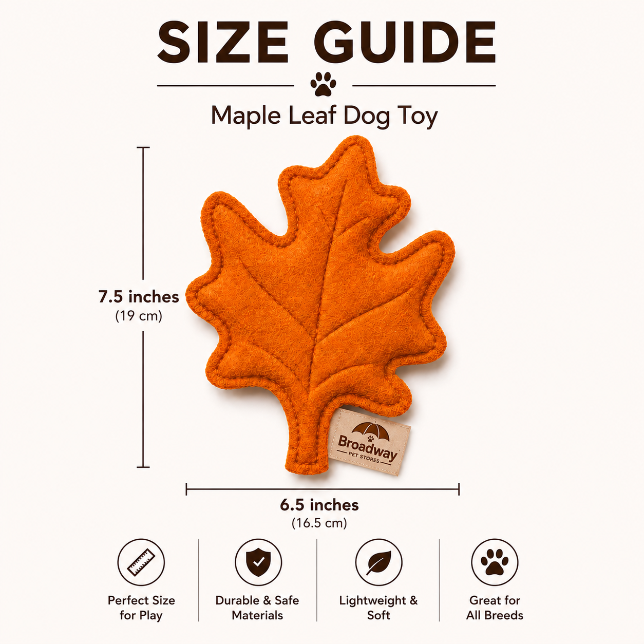 Leaf-Shaped Plush Pet Toy