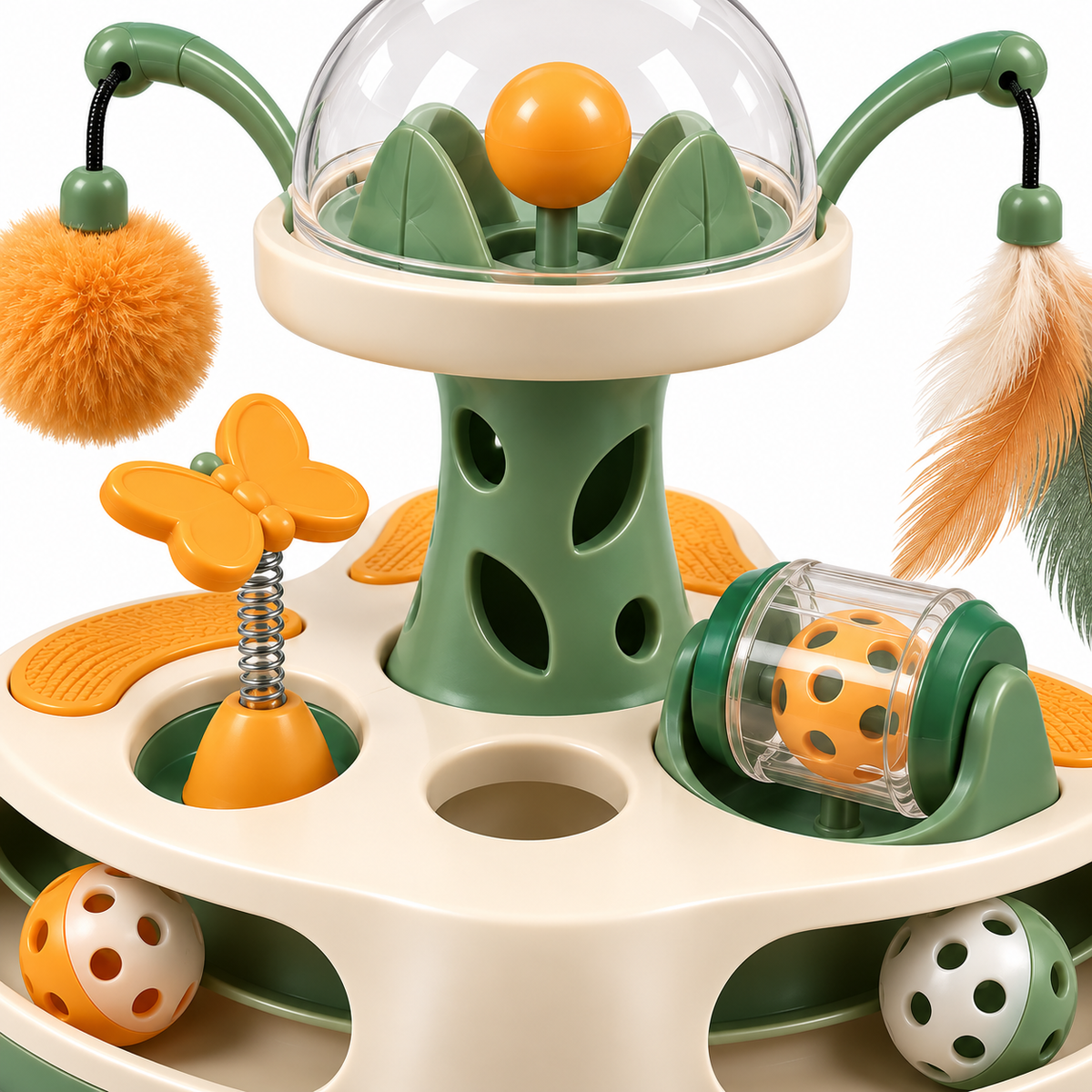 Interactive Multi-Activity Cat Enrichment Toy