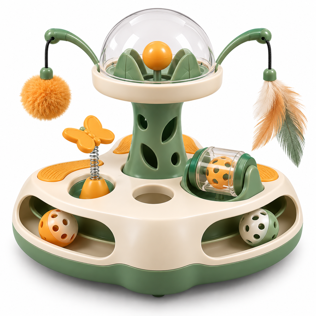 Interactive Multi-Activity Cat Enrichment Toy
