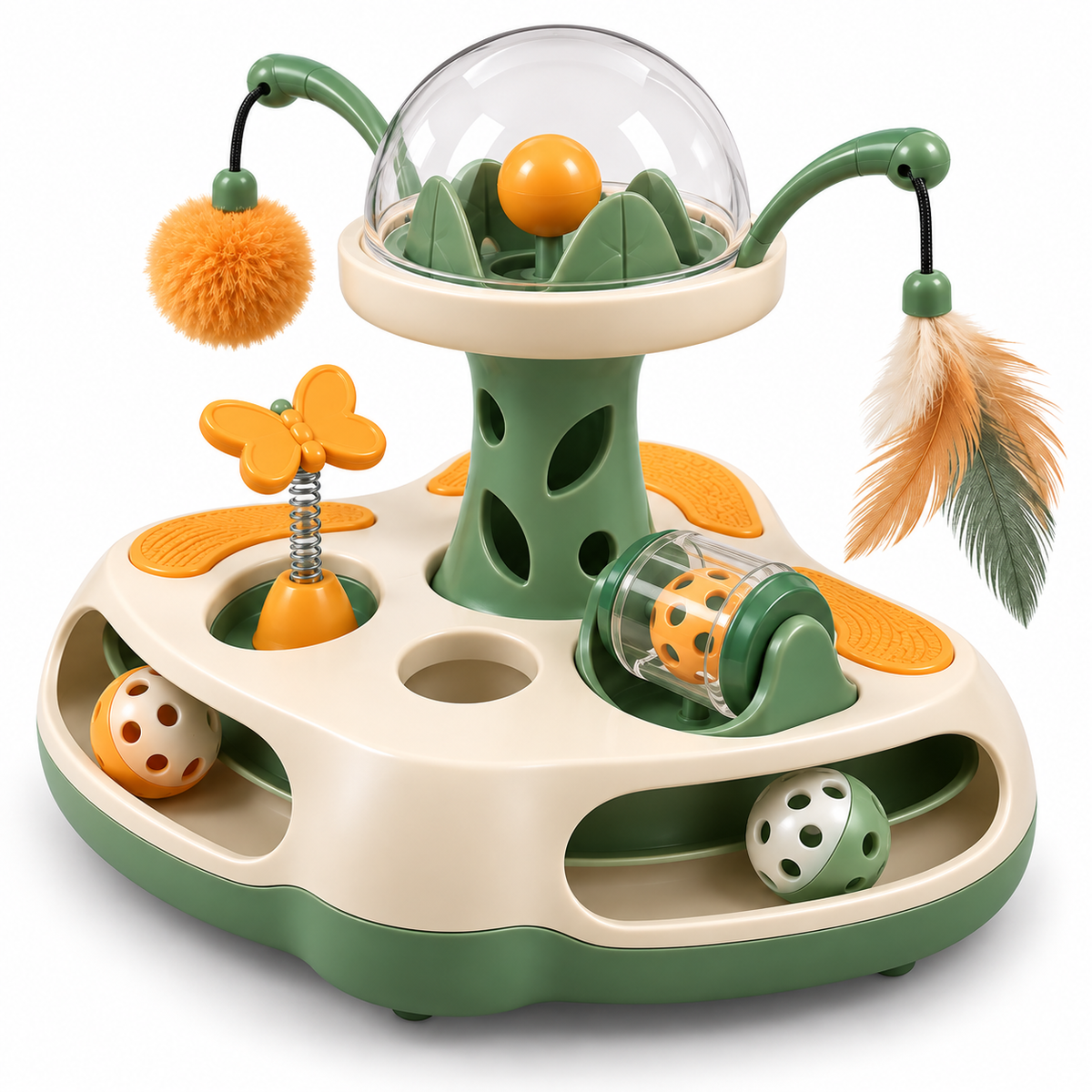 Interactive Multi-Activity Cat Enrichment Toy