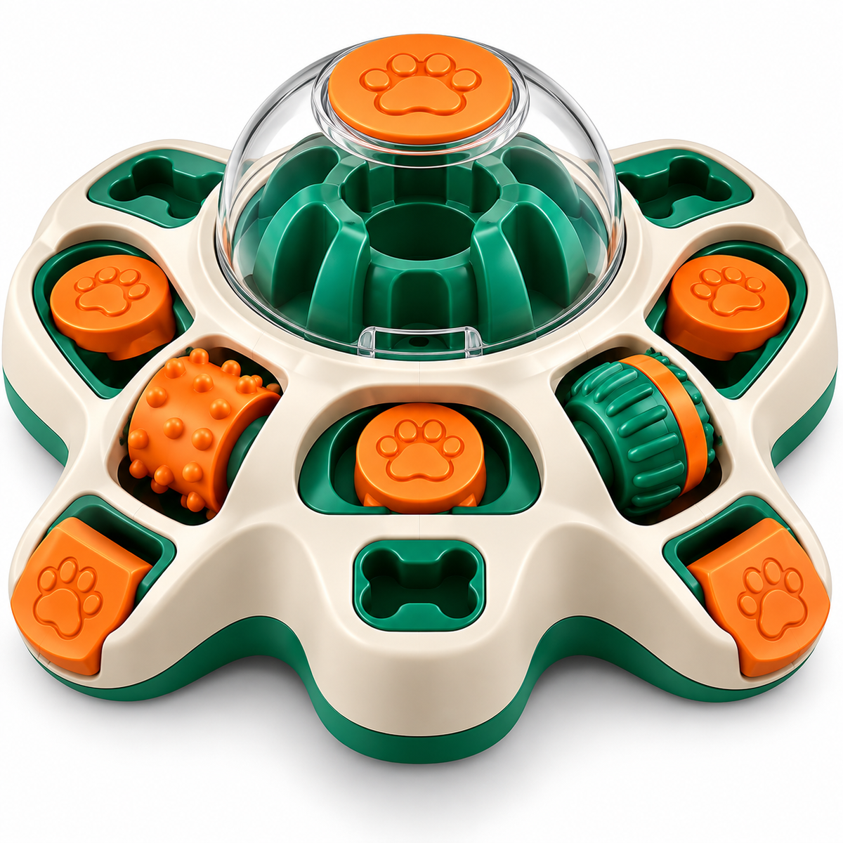 Multi-Activity Paw Puzzle Enrichment Toy