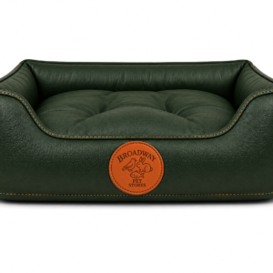 Premium Faux Leather Orthopedic Pet Sofa Bed